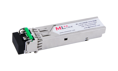 Модуль MlaxLink оптический двухволоконный SFP CWDM, 1.25Гбит/c, 1310нм, 25dB,  2xLC